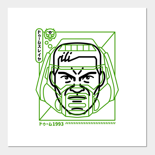 Cyber Helmet Doomslayer v1